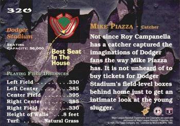 1995 Stadium Club - Members Only #320 Mike Piazza Back