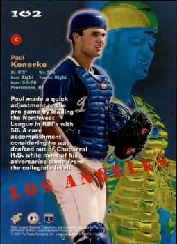 1995 Stadium Club - Members Only #102 Paul Konerko Back