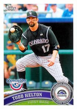 2011 Topps Opening Day #106 Todd Helton Front