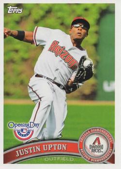2011 Topps Opening Day #18 Justin Upton Front