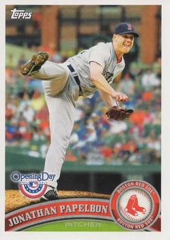 2011 Topps Opening Day #29 Jonathan Papelbon Front