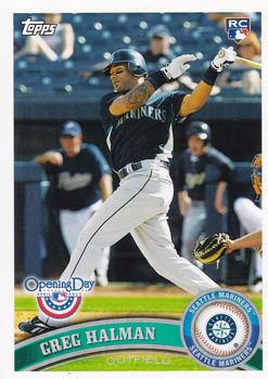 2011 Topps Opening Day #42 Greg Halman Front