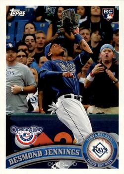 2011 Topps Opening Day #45 Desmond Jennings Front