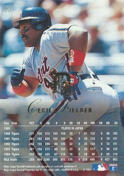 1995 Flair #38 Cecil Fielder Back