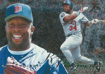 1995 Flair #62 Kirby Puckett Front