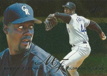1995 Flair #129 Marvin Freeman Front