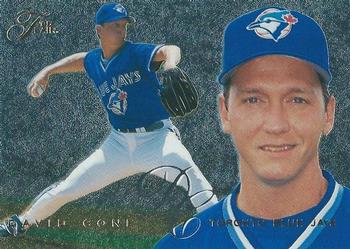 1995 Flair #313 David Cone Front