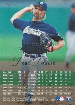 1995 Flair #359 Doug Drabek Back