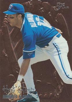 1995 Flair - Hot Gloves #1 Roberto Alomar Front