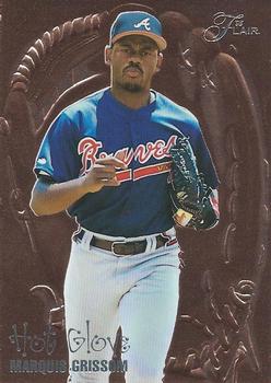 1995 Flair - Hot Gloves #4 Marquis Grissom Front