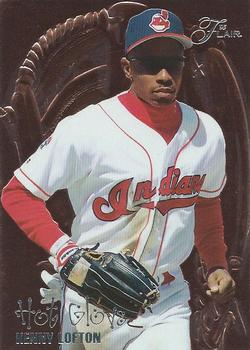1995 Flair - Hot Gloves #7 Kenny Lofton Front
