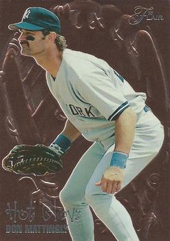 1995 Flair - Hot Gloves #8 Don Mattingly Front