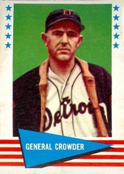1961 Fleer Baseball Greats (F418-3) #102 General Alvin Crowder Front