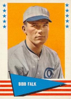 1961 Fleer Baseball Greats (F418-3) #104 Bibb Falk Front