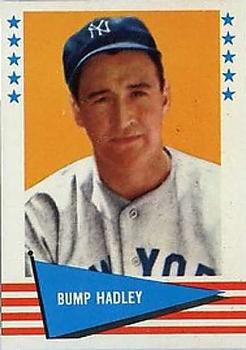 1961 Fleer Baseball Greats (F418-3) #111 Bump Hadley Front