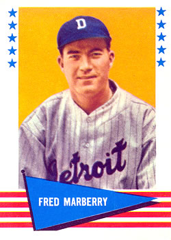 1961 Fleer Baseball Greats (F418-3) #125 Fred Marberry Front