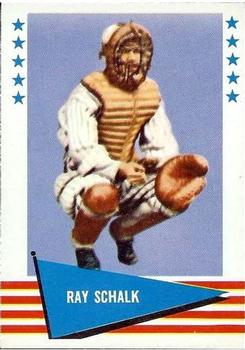 1961 Fleer Baseball Greats (F418-3) #136 Ray Schalk Front