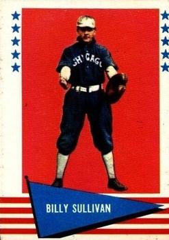 1961 Fleer Baseball Greats (F418-3) #141 Billy Sullivan Front