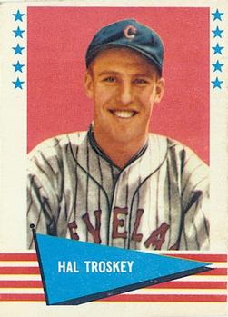 1961 Fleer Baseball Greats (F418-3) #145 Hal Trosky Front