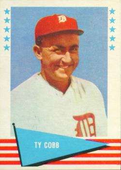 1961 Fleer Baseball Greats (F418-3) #14 Ty Cobb Front