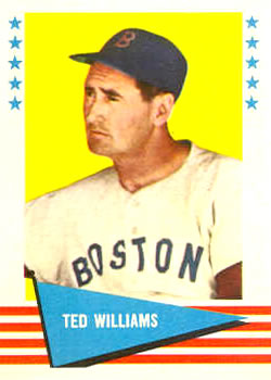 1961 Fleer Baseball Greats (F418-3) #152 Ted Williams Front