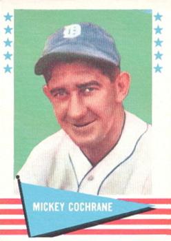 1961 Fleer Baseball Greats (F418-3) #15 Mickey Cochrane Front