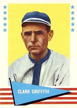1961 Fleer Baseball Greats (F418-3) #36 Clark Griffith Front