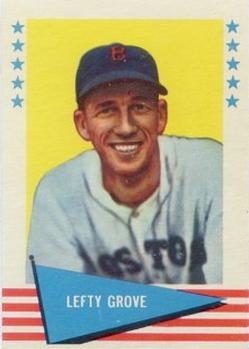 1961 Fleer Baseball Greats (F418-3) #38 Lefty Grove Front