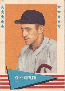 1961 Fleer Baseball Greats (F418-3) #19 Kiki Cuyler Front