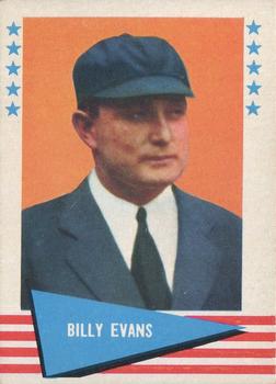 1961 Fleer Baseball Greats (F418-3) #22 Billy Evans Front