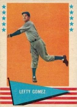 1961 Fleer Baseball Greats (F418-3) #34 Lefty Gomez Front