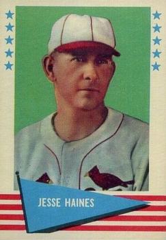 1961 Fleer Baseball Greats (F418-3) #40 Jesse Haines Front