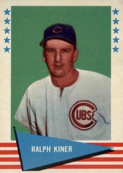 1961 Fleer Baseball Greats (F418-3) #50 Ralph Kiner Front