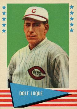 1961 Fleer Baseball Greats (F418-3) #56 Dolf Luque Front