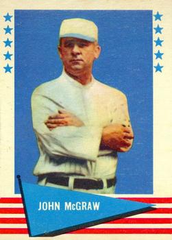 1961 Fleer Baseball Greats (F418-3) #60 John McGraw Front