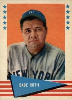 1961 Fleer Baseball Greats (F418-3) #75 Babe Ruth Front