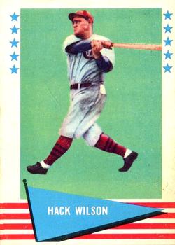 1961 Fleer Baseball Greats (F418-3) #87 Hack Wilson Front