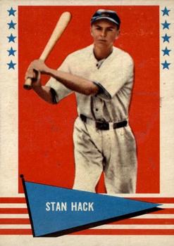 1961 Fleer Baseball Greats (F418-3) #110 Stan Hack Front