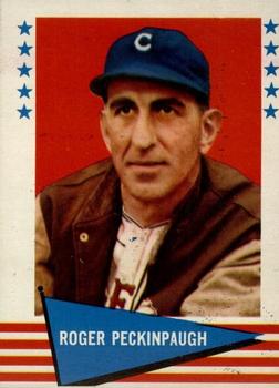 1961 Fleer Baseball Greats (F418-3) #132 Roger Peckinpaugh Front