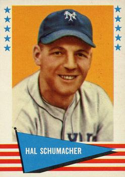 1961 Fleer Baseball Greats (F418-3) #137 Hal Schumacher Front