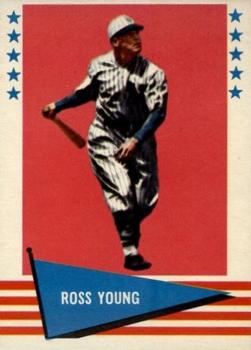 1961 Fleer Baseball Greats (F418-3) #154 Ross Youngs Front