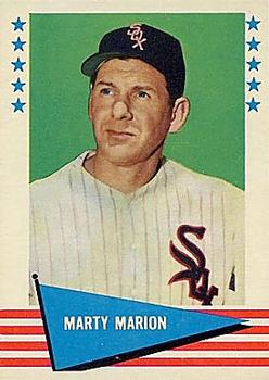 1961 Fleer Baseball Greats (F418-3) #58 Marty Marion Front