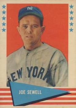 1961 Fleer Baseball Greats (F418-3) #76 Joe Sewell Front