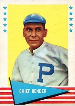 1961 Fleer Baseball Greats (F418-3) #8 Chief Bender Front