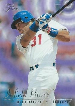 1995 Flair - Infield Power #7 Mike Piazza Front