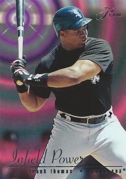 1995 Flair - Infield Power #8 Frank Thomas Front
