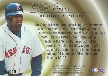 1995 Flair - Infield Power #9 Mo Vaughn Back