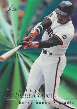 1995 Flair - Outfield Power #3 Barry Bonds Front