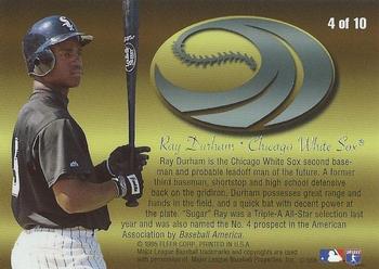 1995 Flair - Wave of the Future #4 Ray Durham Back