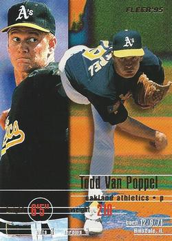 1995 Fleer #256 Todd Van Poppel Front